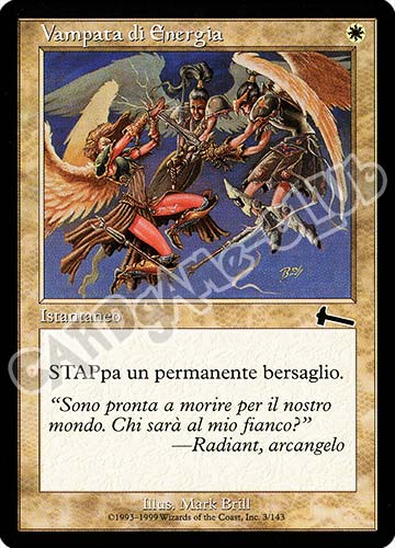 003 / 143 Vampata di Energia comune (IT) -NEAR MINT-