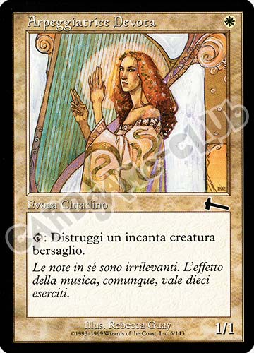 006 / 143 Arpeggiatrice Devota comune (IT) -NEAR MINT-