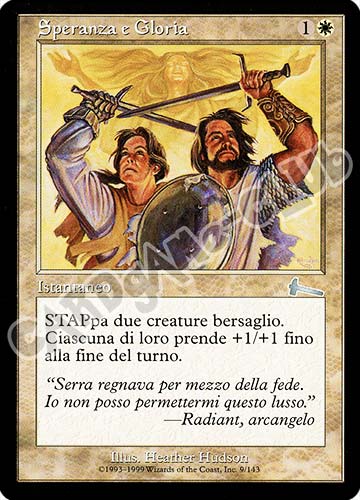 009 / 143 Speranza e Gloria non comune (IT) -NEAR MINT-