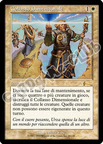 018 / 143 Collasso Dimensionale rara (IT) -NEAR MINT-