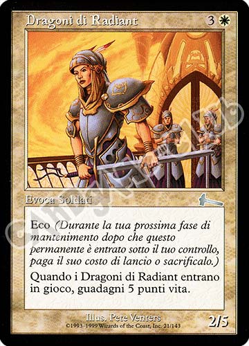 021 / 143 Dragoni di Radiant non comune (IT) -NEAR MINT-