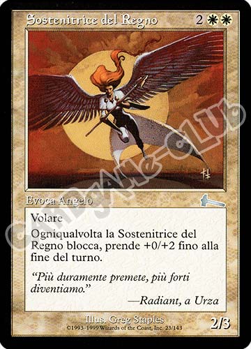 023 / 143 Sostenitrice del Regno non comune (IT) -NEAR MINT-