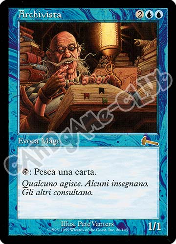 026 / 143 Archivista rara (IT) -NEAR MINT-