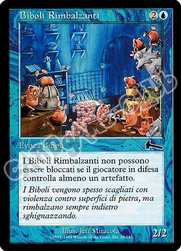 028 / 143 Bibboli Rimbalzanti comune (IT) -NEAR MINT-
