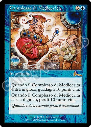 030 / 143 Complesso di Mediocrita' rara (IT) -NEAR MINT-