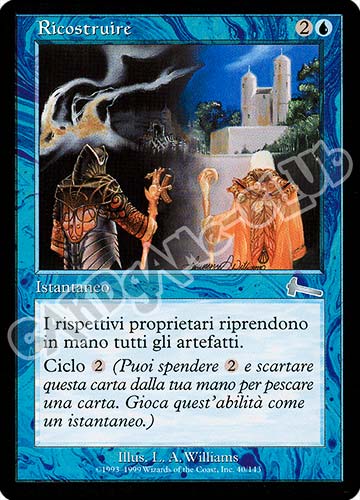 040 / 143 Ricostruire non comune (IT) -NEAR MINT-