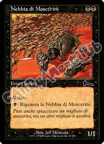 053 / 143 Nebbia di Moscerini comune (IT) -NEAR MINT-