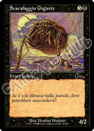 054 / 143 Scarafaggio Gigante comune (IT) -NEAR MINT-