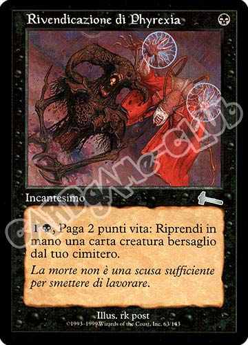 063 / 143 Rivendicazione di Phyrexia non comune (IT) -NEAR MINT-
