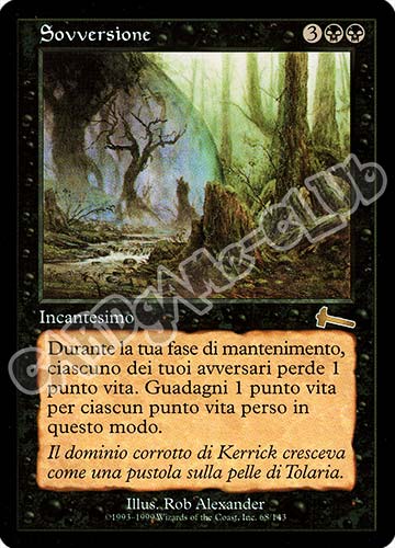 068 / 143 Sovversione rara (IT) -NEAR MINT-