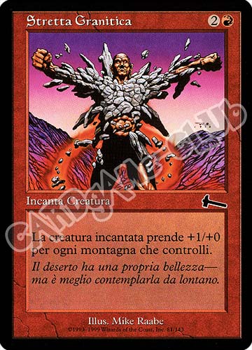 081 / 143 Stretta Granitica comune (IT) -NEAR MINT-