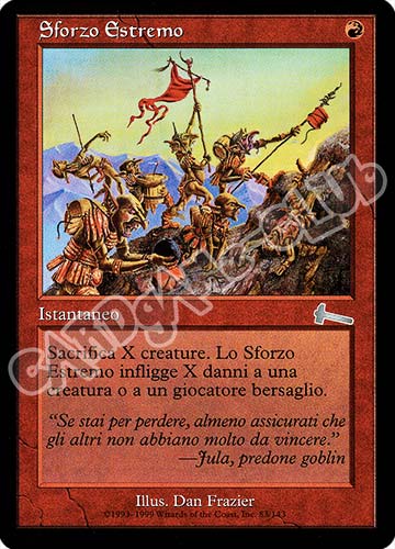 083 / 143 Sforzo Estremo non comune (IT) -NEAR MINT-