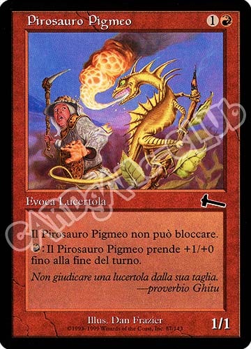 087 / 143 Pirosauro Pigmeo comune (IT) -NEAR MINT-