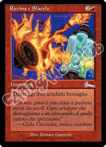 089 / 143 Rovina e Sfacelo non comune (IT) -NEAR MINT-