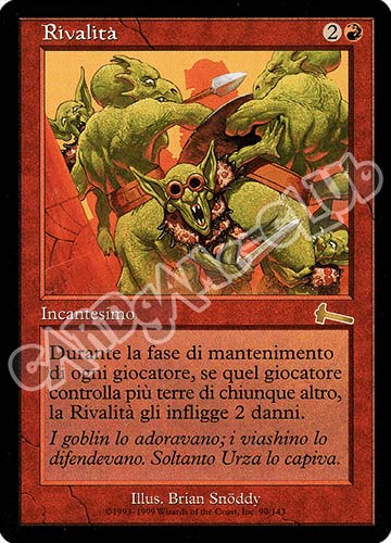 090 / 143 Rivalita' rara (IT) -NEAR MINT-
