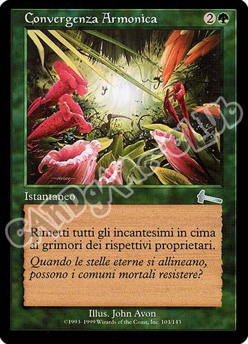 103 / 143 Convergenza Armonica non comune (IT) -NEAR MINT-