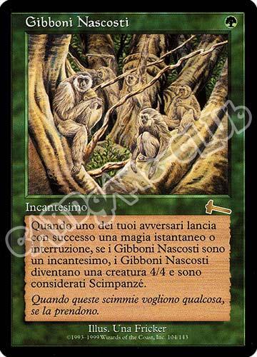 104 / 143 Gibboni Nascosti rara (IT) -NEAR MINT-