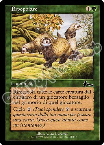 111 / 143 Ripopolare comune (IT) -NEAR MINT-