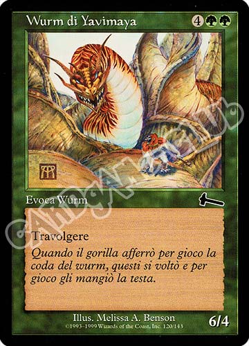 120 / 143 Wurm di Yavimaya comune (IT) -NEAR MINT-