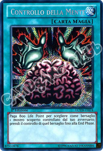 LCYW-IT074 Controllo della Mente rara segreta 1a Edizione (IT) -NEAR MINT-