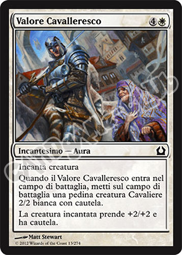 013 / 274 Valore Cavalleresco comune (IT) -NEAR MINT-