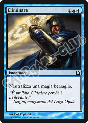 031 / 274 Eliminare comune (IT) -NEAR MINT-