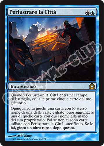 049 / 274 Perlustrare la Citta' rara (IT) -NEAR MINT-