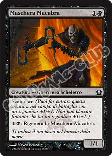 068 / 274 Maschera Macabra comune (IT) -NEAR MINT-