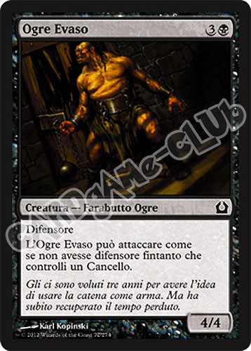 072 / 274 Ogre Evaso comune (IT) -NEAR MINT-