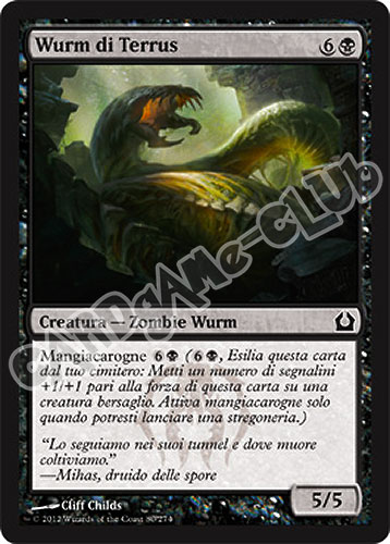 080 / 274 Wurm di Terrus comune (IT) -NEAR MINT-