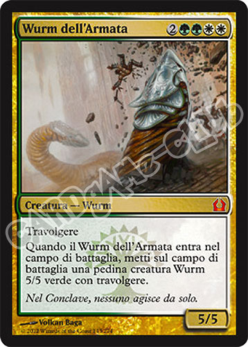 143 / 274 Wurm dell'Armata rara mitica (IT) -NEAR MINT-