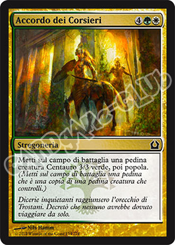 154 / 274 Accordo dei Corsieri comune (IT) -NEAR MINT-