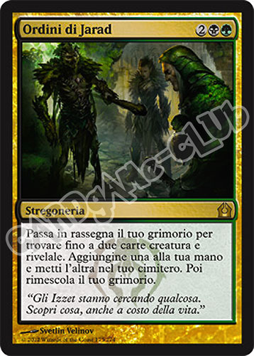 175 / 274 Ordini di Jarad rara (IT) -NEAR MINT-