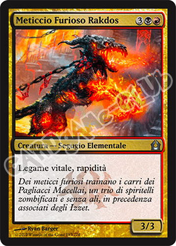 185 / 274 Meticcio Furioso Rakdos non comune (IT) -NEAR MINT-