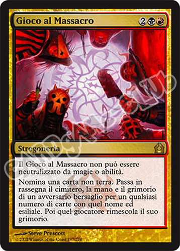 197 / 274 Gioco al Massacro rara (IT) -NEAR MINT-