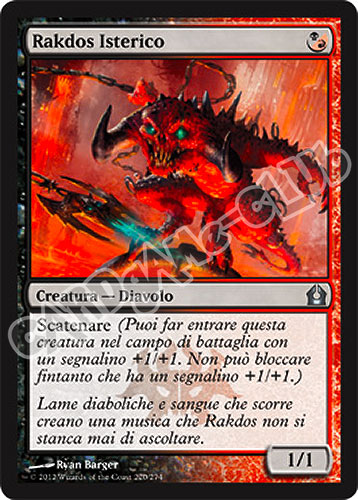 220 / 274 Rakdos Isterico non comune (IT) -NEAR MINT-