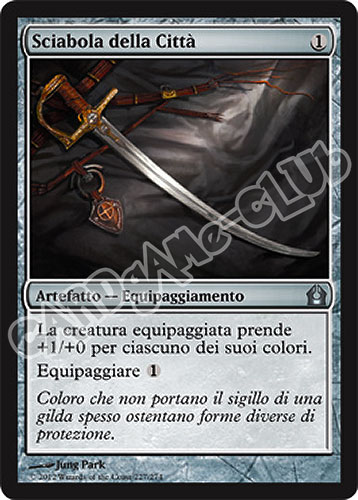 227 / 274 Sciabola della Citta' non comune (IT) -NEAR MINT-