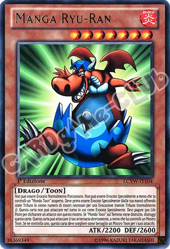 LCYW-IT104 Manga Ryu-Ran rara 1a Edizione (IT) -NEAR MINT-