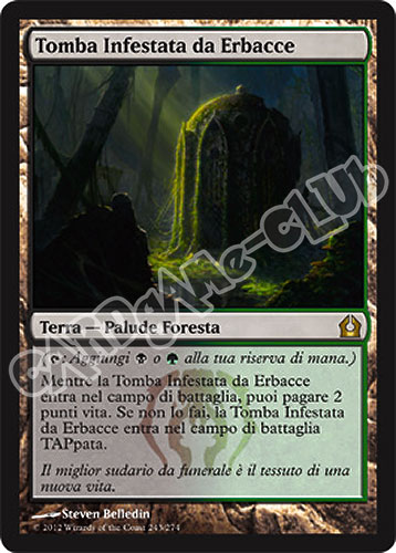 243 / 274 Tomba Infestata da Erbacce rara (IT) -NEAR MINT-