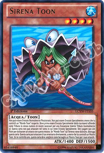 LCYW-IT105 Sirena Toon rara 1a Edizione (IT) -NEAR MINT-