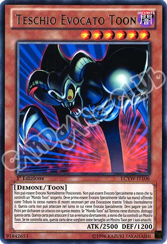 LCYW-IT106 Teschio Evocato Toon rara 1a Edizione (IT) -NEAR MINT-