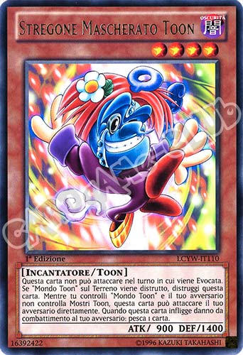 LCYW-IT110 Stregone Mascherato Toon rara 1a Edizione (IT) -NEAR MINT-