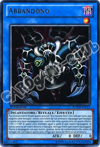 LCYW-IT113 Abbandono rara 1a Edizione (IT) -NEAR MINT-