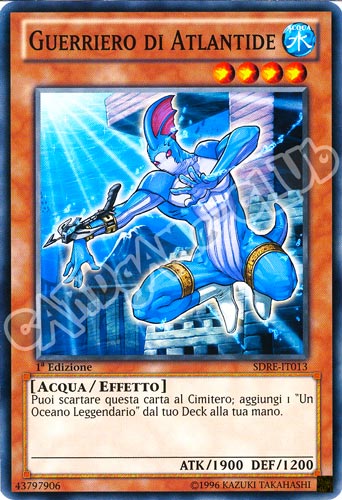 SDRE-IT013 Guerriero di Atlantide comune 1a Edizione (IT) -NEAR MINT-