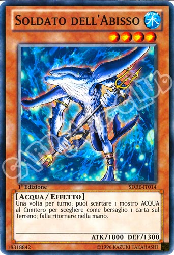 SDRE-IT014 Soldato dell'Abisso comune 1a Edizione (IT) -NEAR MINT-