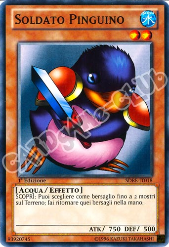 SDRE-IT018 Soldato Pinguino comune 1a Edizione (IT) -NEAR MINT-