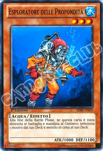 SDRE-IT019 Esploratore delle Profondita' comune 1a Edizione (IT) -NEAR MINT-