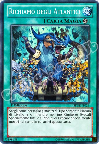SDRE-IT023 Richiamo degli Atlantici super rara 1a Edizione (IT) -NEAR MINT-