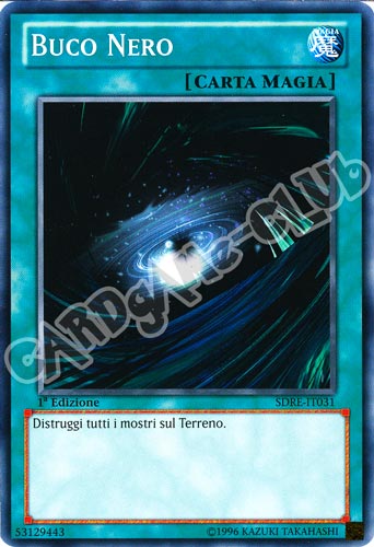 SDRE-IT031 Buco Nero comune 1a Edizione (IT) -NEAR MINT-