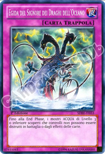 SDRE-IT033 Egida del Signore dei Draghi dell'Oceano comune 1a Edizione (IT) -NEAR MINT-